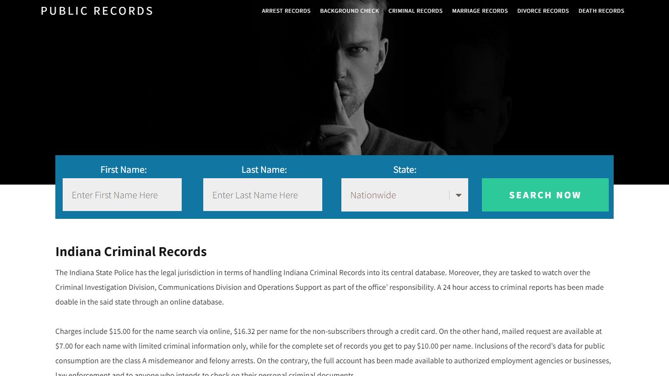 Indiana Criminal Records - Public Records